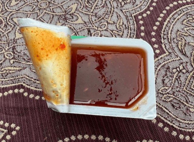 an opened package of chick fil-a sriracha sauce