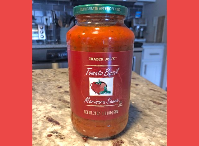 Trader Joe’s Tomato Basil Marinara Sauce
