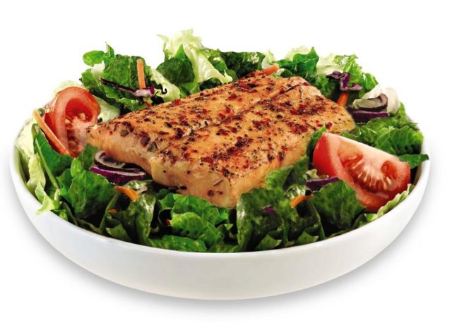Wild Alaskan Salmon Salad at Captain D’s