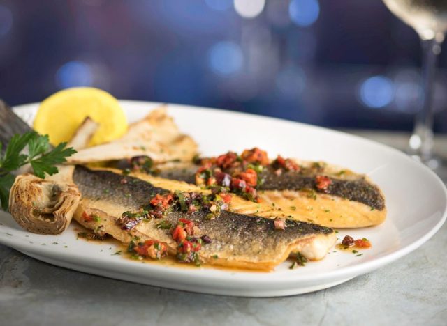 Mediterranean Branzino at Eddie V’s